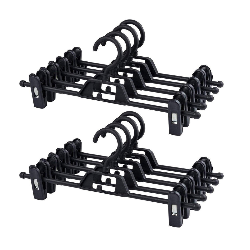 10 Pcs Clip Trouser Hangers in Six Colours | StorageOZ