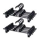 10 Pcs Clip Trouser Hangers in Six Colours | StorageOZ
