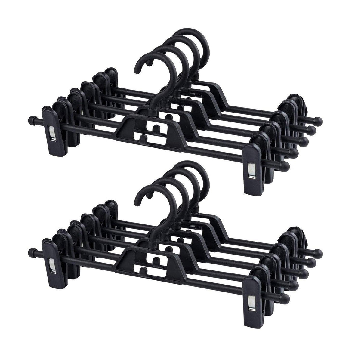 10 Pcs Clip Trouser Hangers in Six Colours | StorageOZ