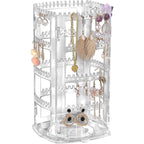 Rotating Acrylic Earring Jewellery Display Rack | StorageOZ