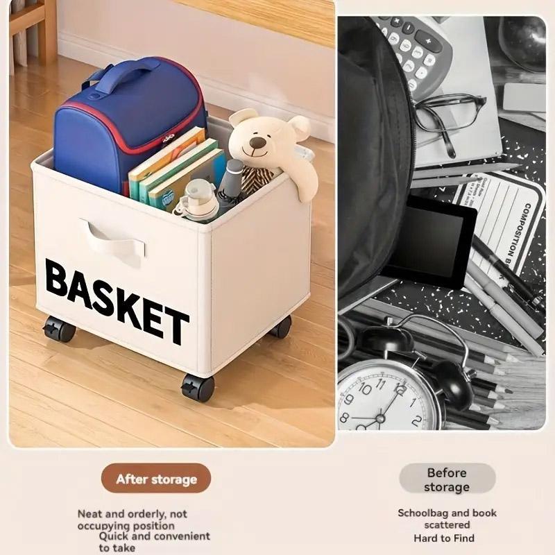 Rolling Collapsible Storage Basket Two Colours | StorageOZ