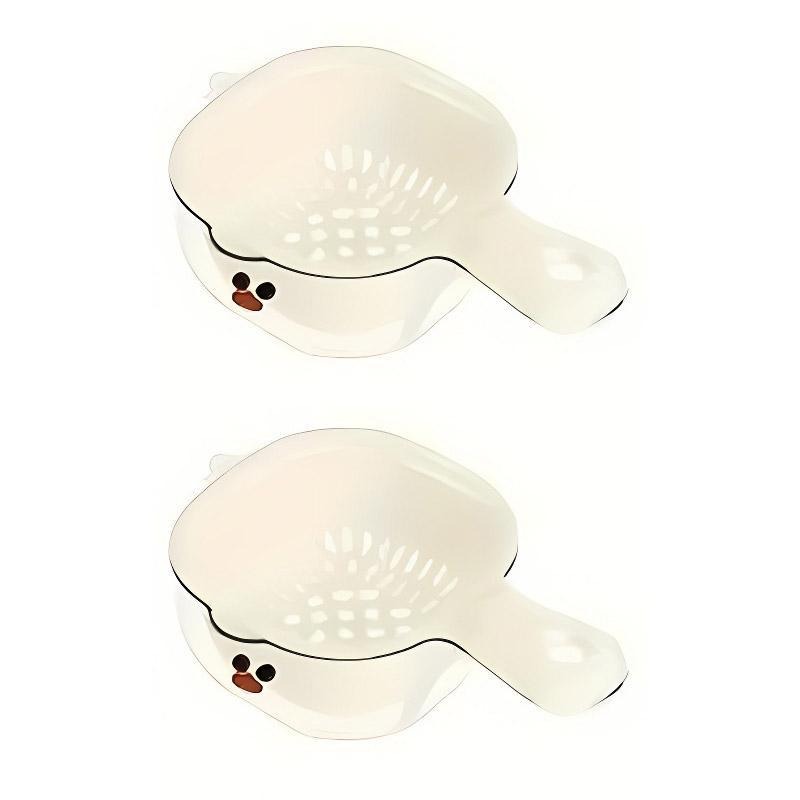 2 Pcs Duckbill Drain Basket Three Colours | StorageOZ