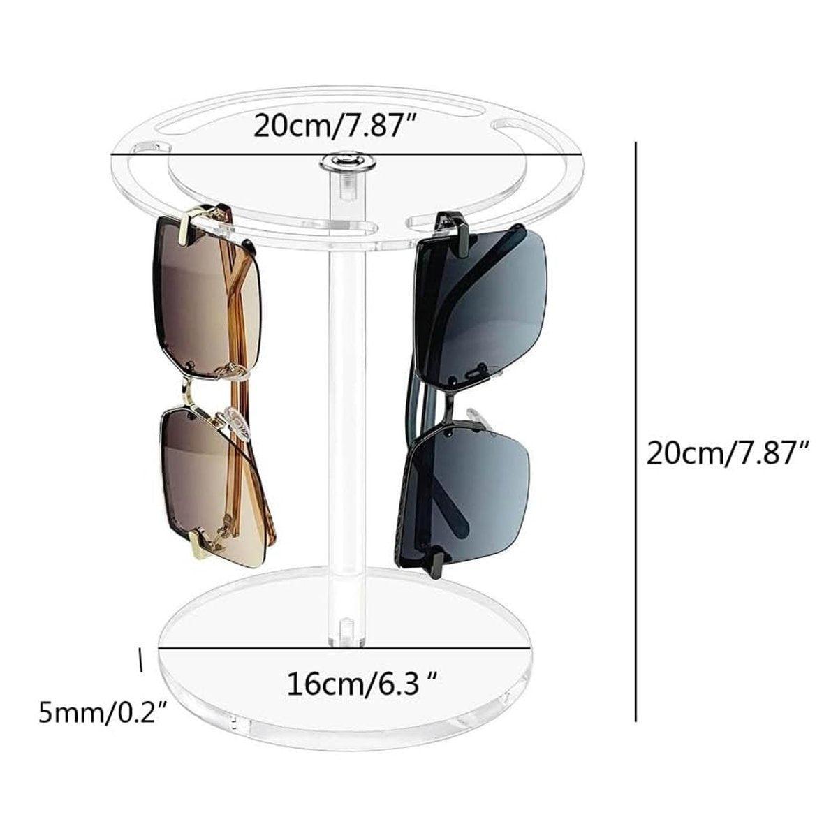 Rotating Acrylic Sunglasses Display Stand | StorageOZ