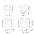 4 Pcs PVC Cosmetic Storage Bags Nine Colours | StorageOZ