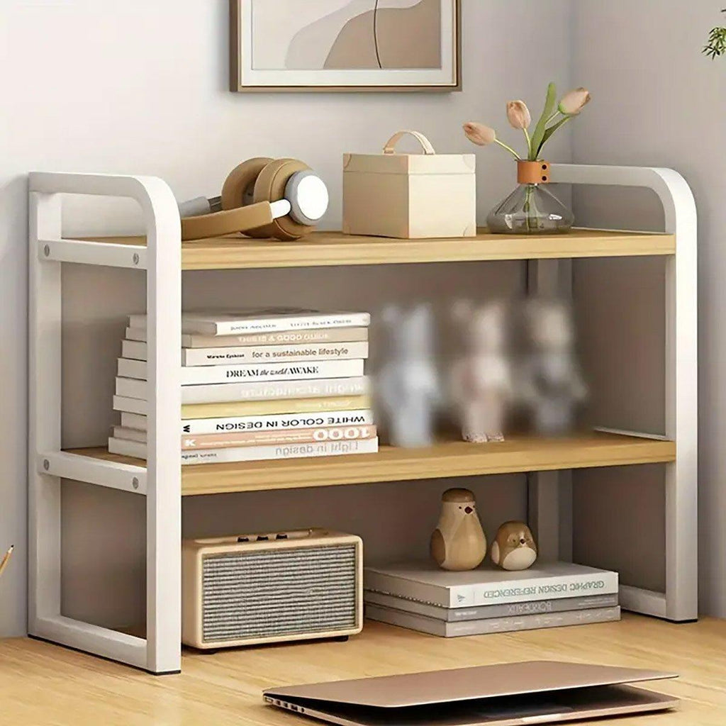 Adjustable Desktop Bookshelf One or Two Tiers | StorageOZ