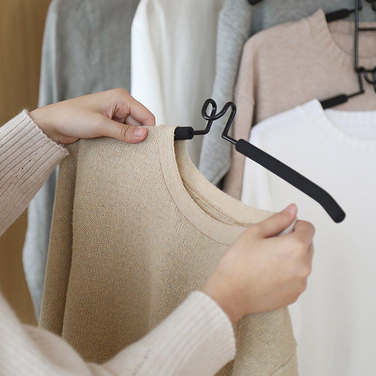 Multi Layer Folding Clothes Hanger Two Colours | StorageOZ