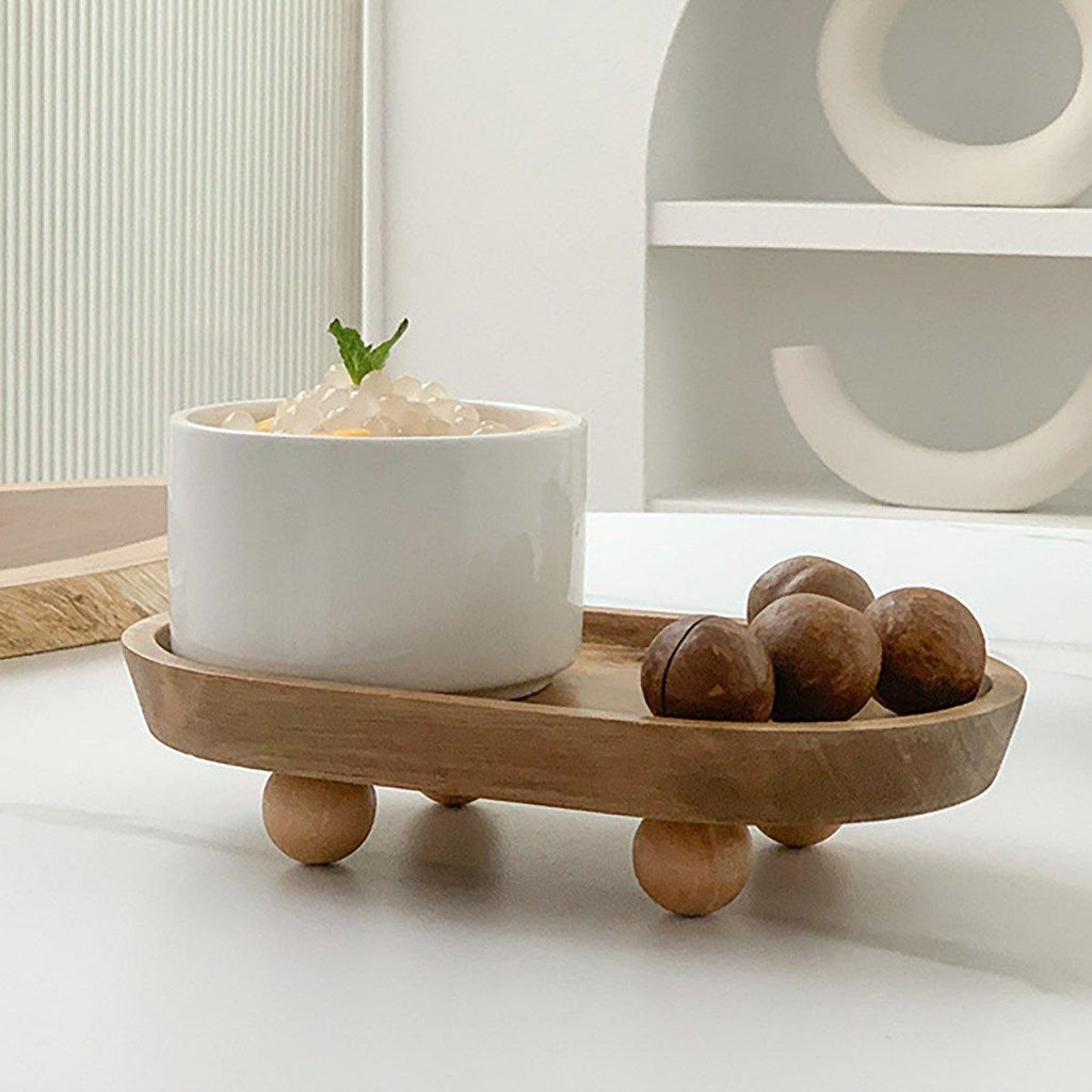 Wooden Oval Tray Home Storage Display Set | StorageOZ
