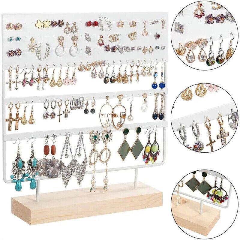 3 Tier 144 Hole Earring Stand Two Colours | StorageOZ