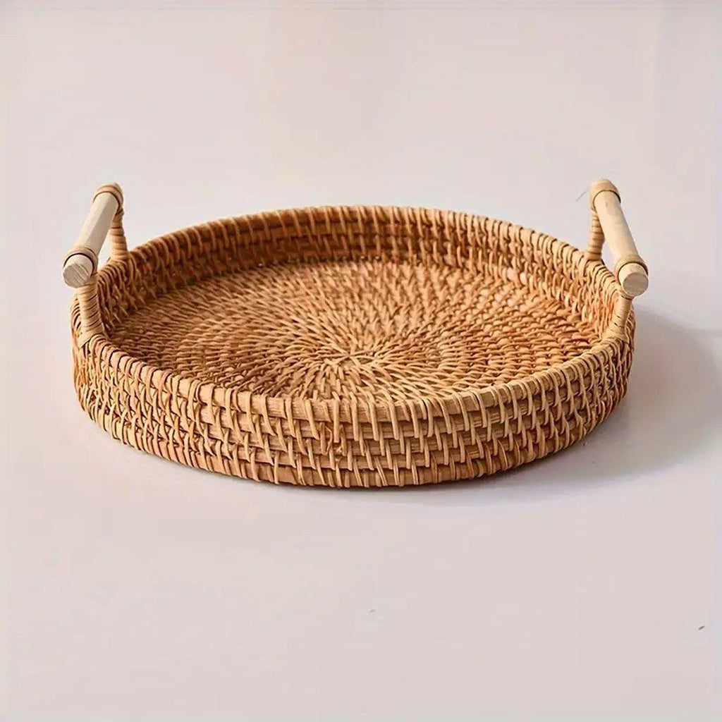 Rattan Serving Basket in Three Diameters | StorageOZ
