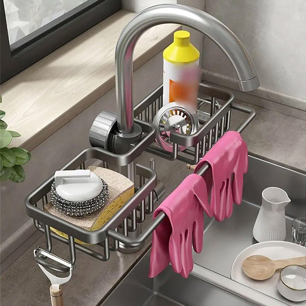 Aluminium Faucet Shelf Three Colours Set | StorageOZ