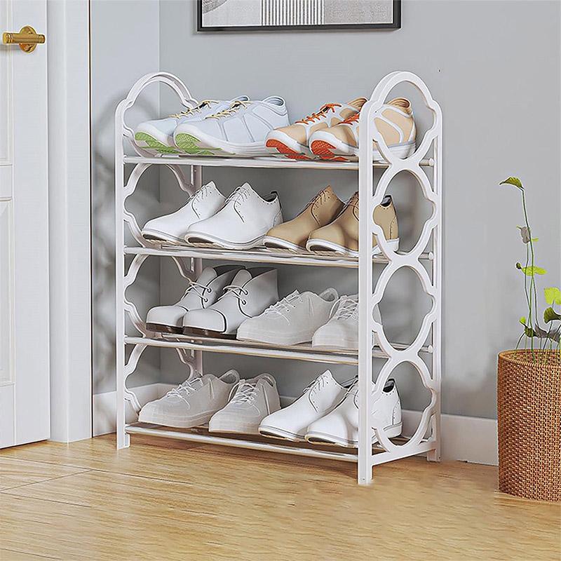 4 Tier Shoe Rack in Three Colours Organiser | StorageOZ