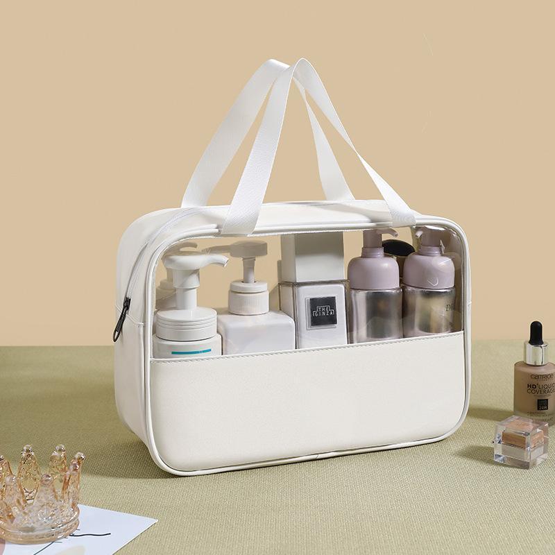 3 Pcs Clear PVC Makeup Bags in Five Colours | StorageOZ