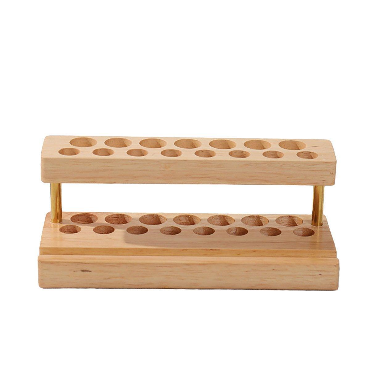 Wooden Desktop Organiser in Two Wood Tones | StorageOZ