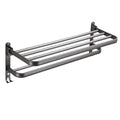 Punch Free Grey Aluminium Bathroom Towel Rack | StorageOZ