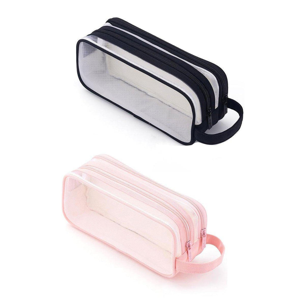 Gauze Pen Cases Two Colours Desk Organiser | StorageOZ