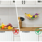 Hanging Mesh Fruit Basket for Kitchen Shelf | StorageOZ