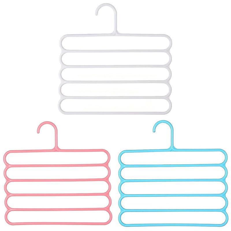 5 Pcs Five Layer Trouser Racks Three Colours | StorageOZ
