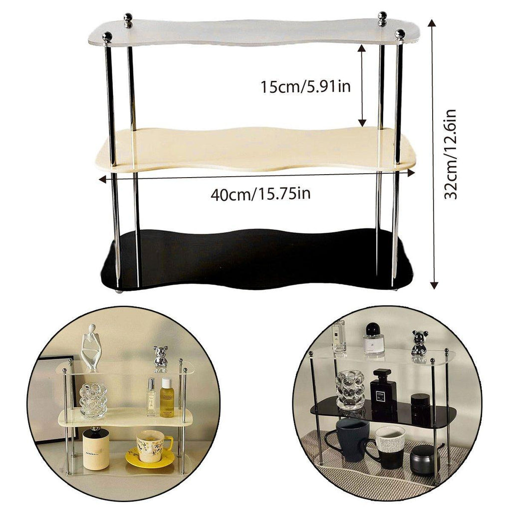 Two Tier Acrylic Display Stand Three Styles | StorageOZ