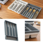Kitchen Cutlery Drawer Tray in Two Colours | StorageOZ