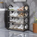 4 Tier Shoe Rack in Three Colours Organiser | StorageOZ