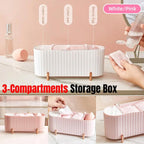 3 Compartment Beauty Organiser Two Colours | StorageOZ