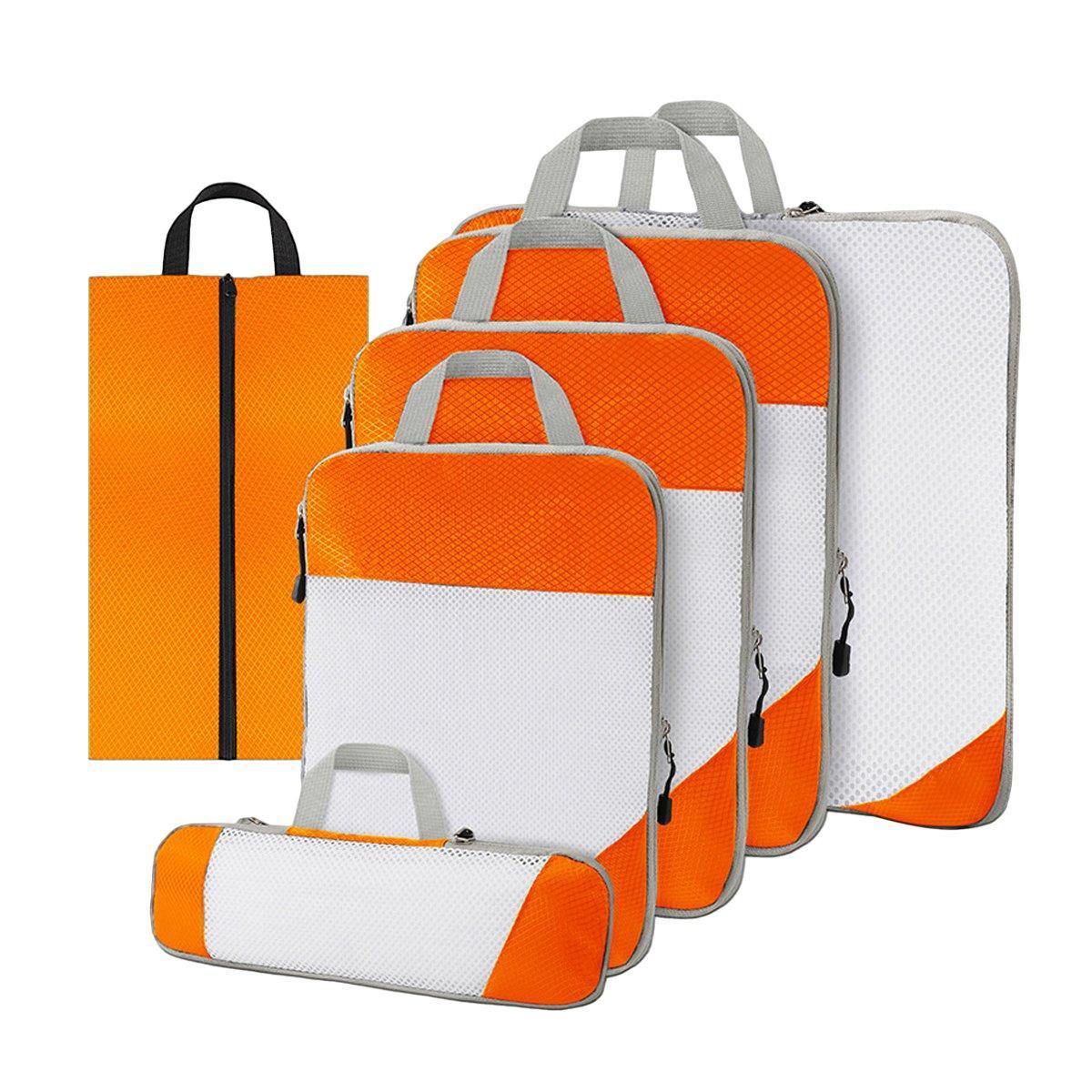 6 Pcs Mesh Travel Storage Bags Five Colours | StorageOZ