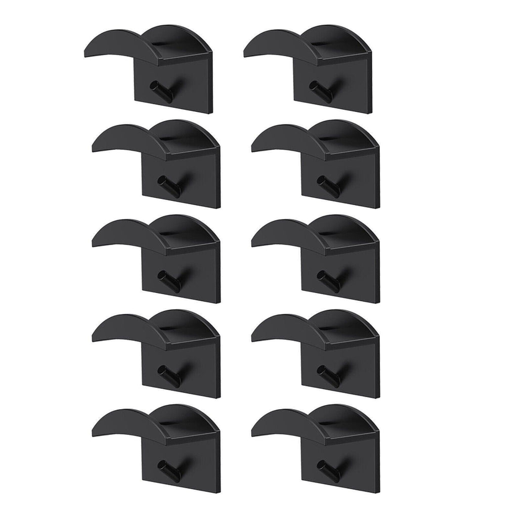 10 Pcs Adhesive Hat Hooks Wall Organiser | StorageOZ