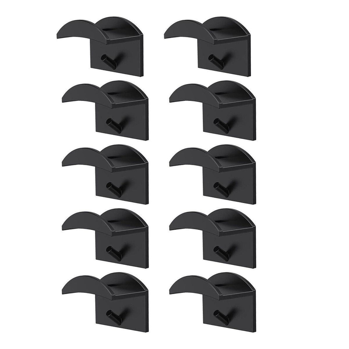 10 Pcs Adhesive Hat Hooks Wall Organiser | StorageOZ