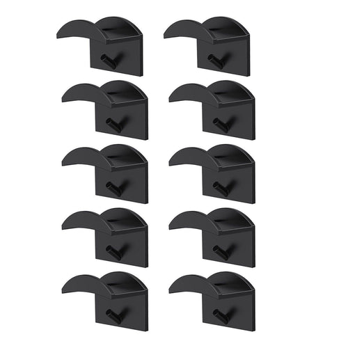 10 Pcs Adhesive Hat Hooks Wall Organiser | StorageOZ
