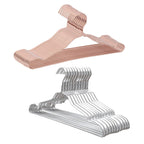 10 Pcs Aluminium Clothes Hangers Two Colours | StorageOZ