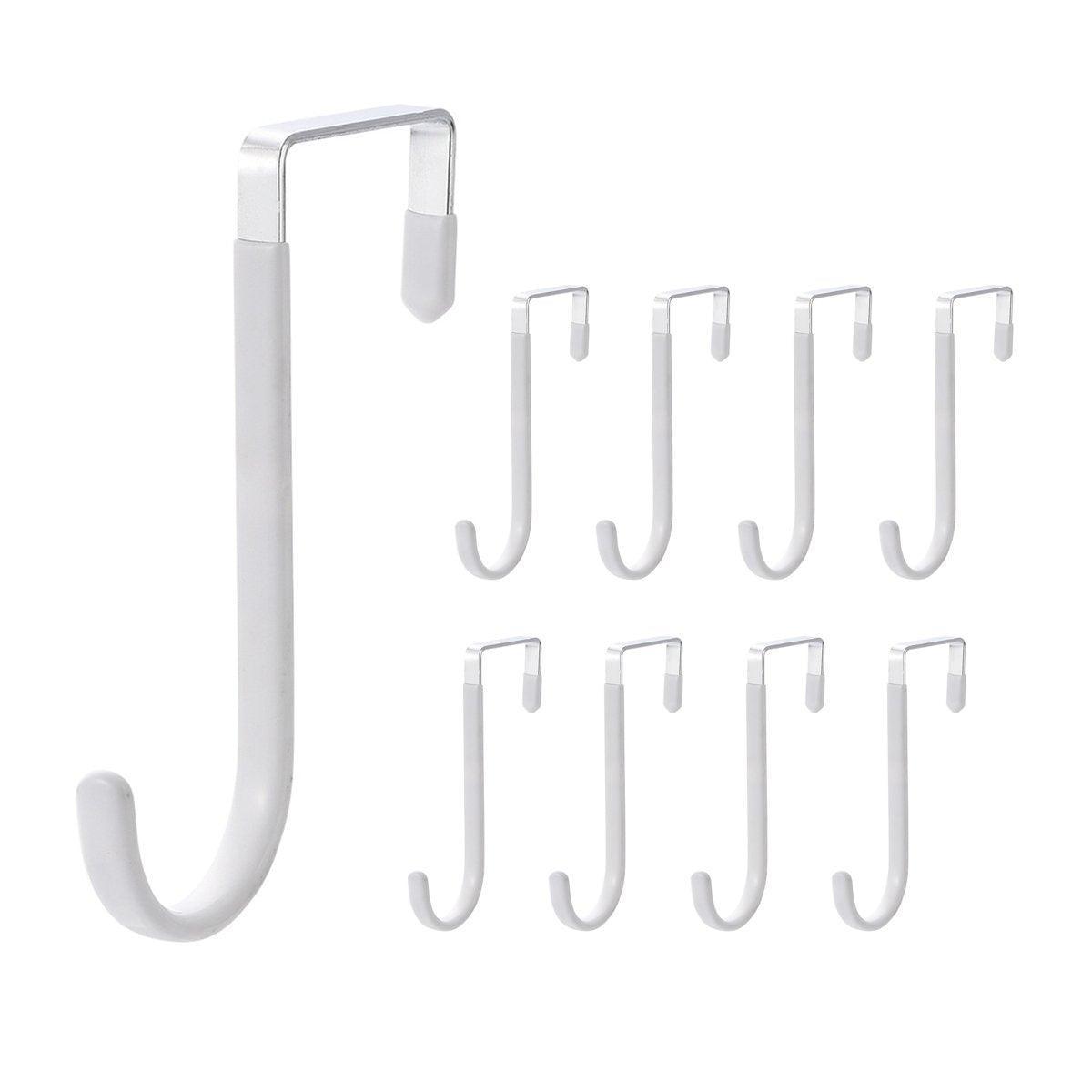 10 Pcs Over Door Hanger Hooks Two Colours | StorageOZ