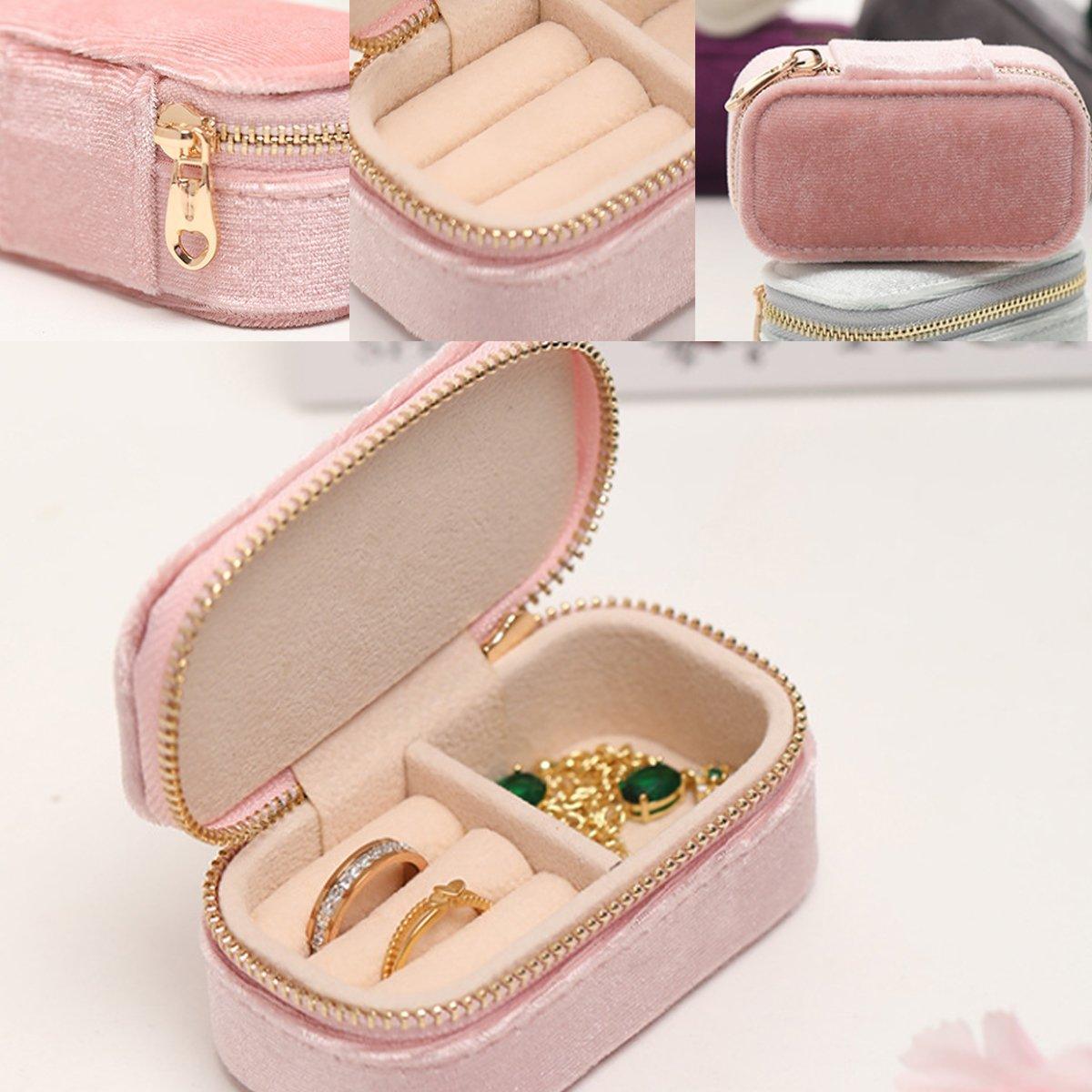 Mini Velvet Jewellery Box in Six Colours | StorageOZ