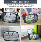 Foldable Mesh Laundry Basket in Six Colours | StorageOZ