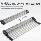 Foldable Stainless Steel Dish Drain Rack | StorageOZ