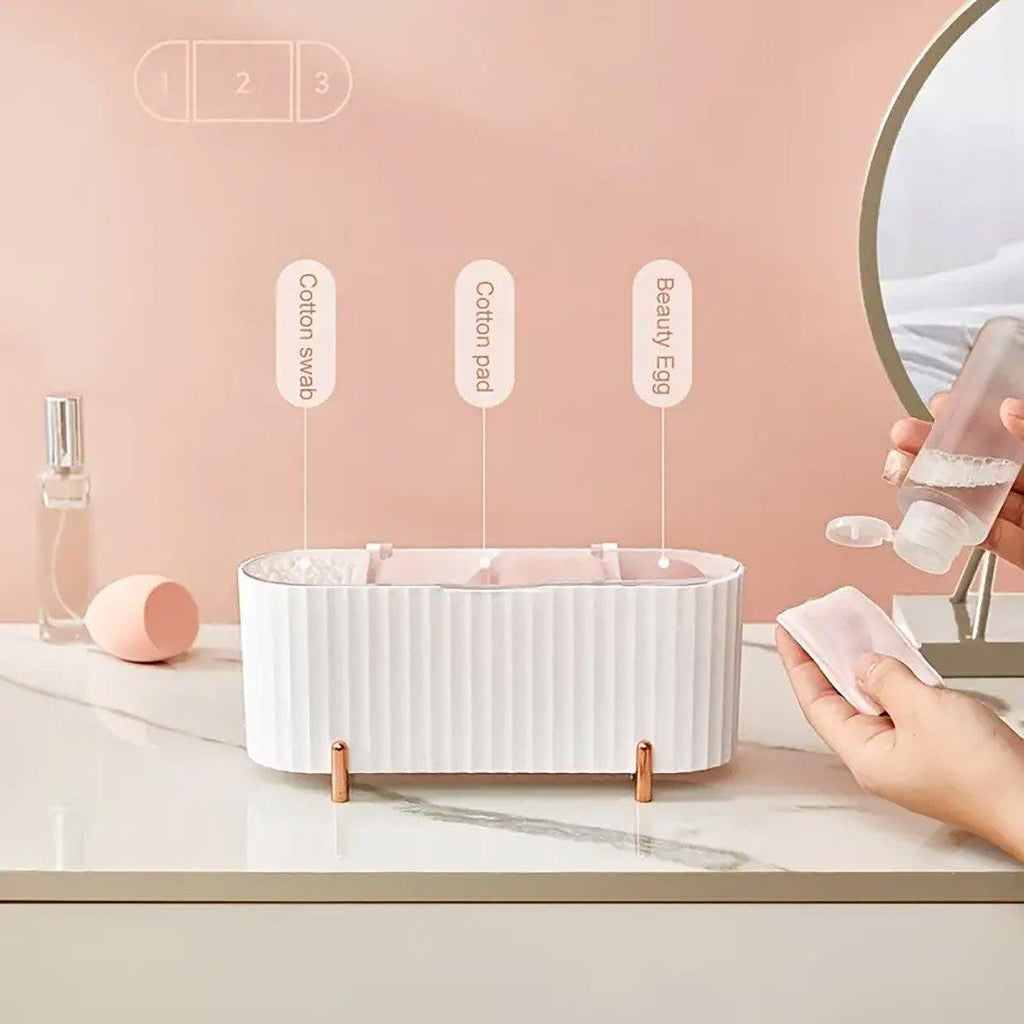 3 Compartment Beauty Organiser Two Colours | StorageOZ