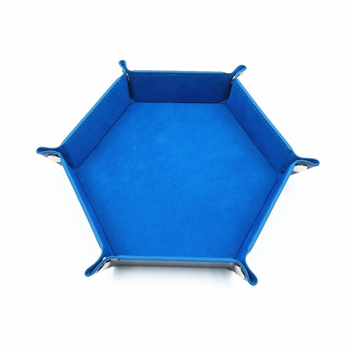 Hexagonal Velvet Folding Tray Six Colours | StorageOZ