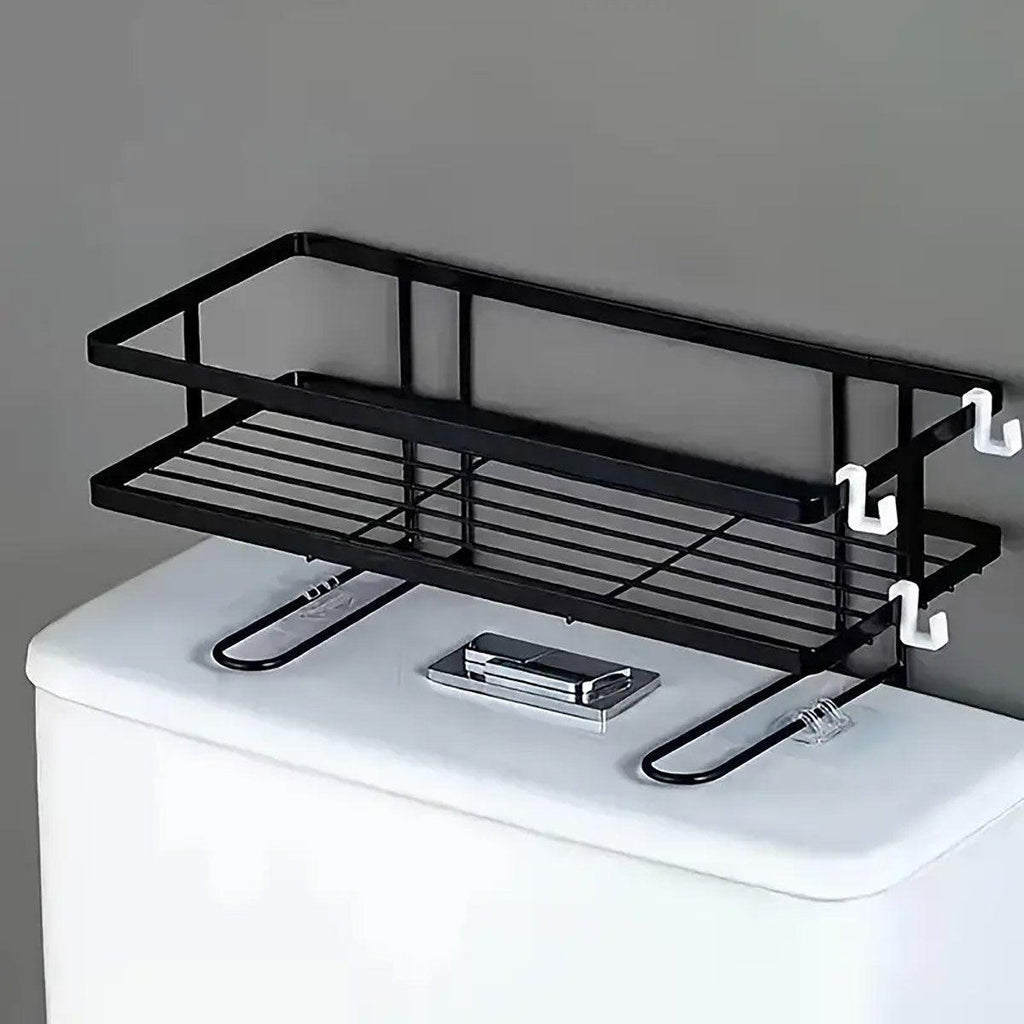 Stainless Bathroom Wall Storage Rack Two Colours | StorageOZ