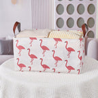 Cotton Linen Storage Baskets Six Prints Set | StorageOZ