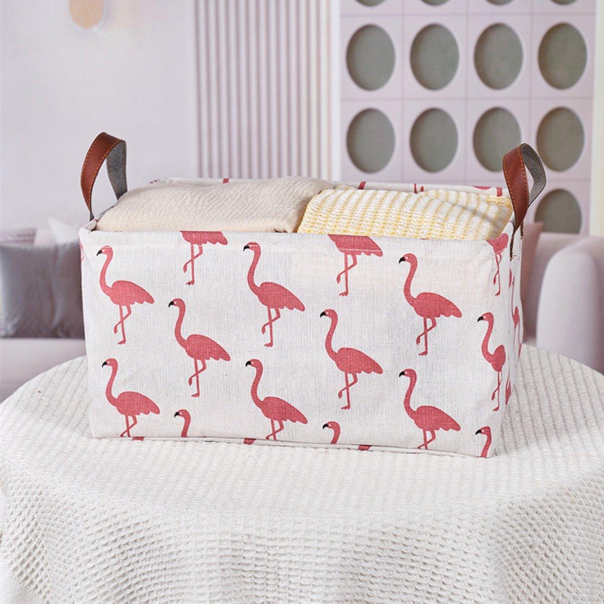 Cotton Linen Storage Baskets Six Prints Set | StorageOZ