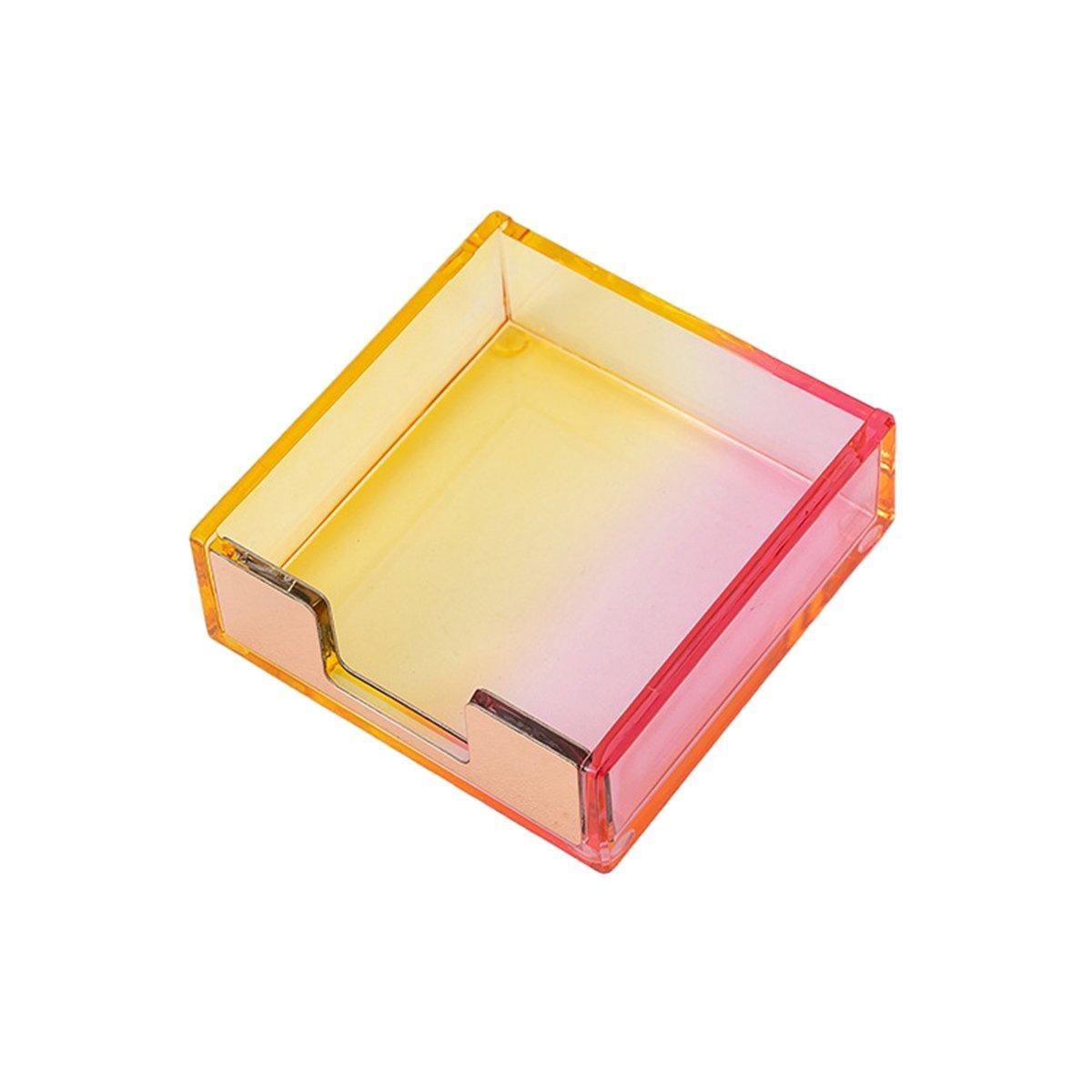 Sticky Note Desktop Box in Six Finishes Set | StorageOZ