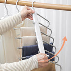 Stainless Folding Pants Rack Two Colours | StorageOZ