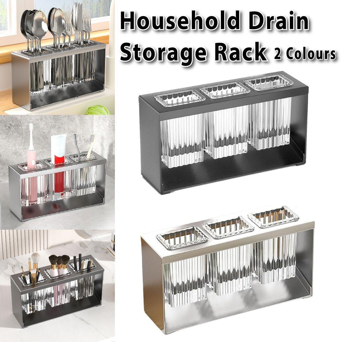 Kitchen Cutlery Drain Rack in Two Colours | StorageOZ