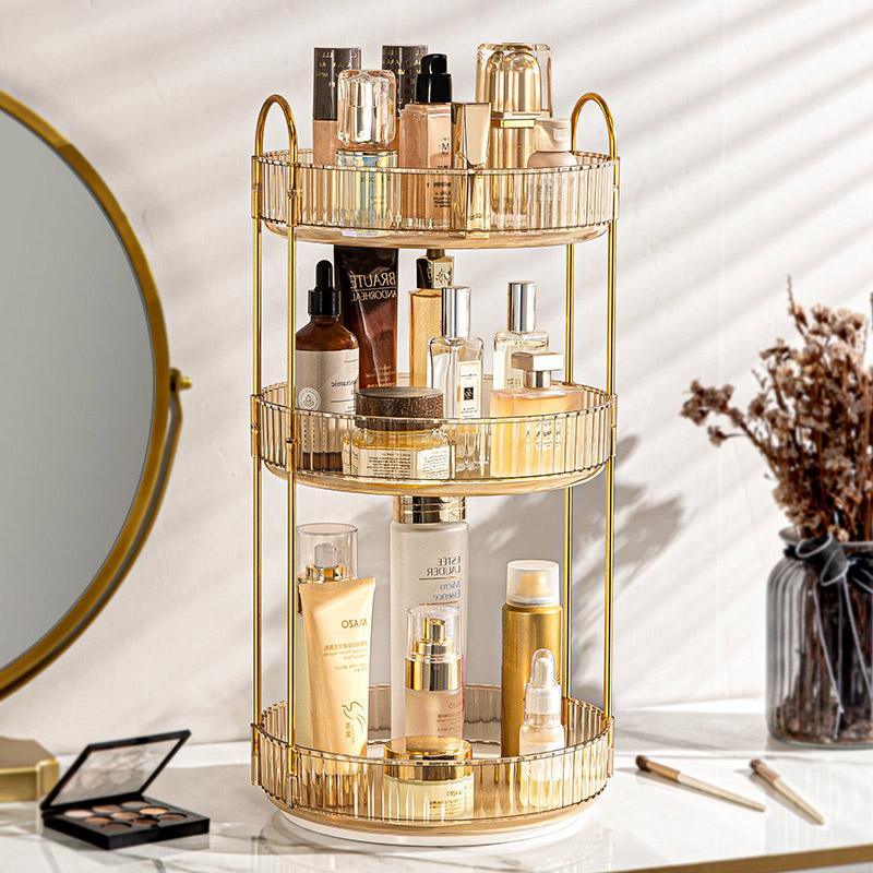 Rotating Cosmetic Organiser in Three Colours | StorageOZ