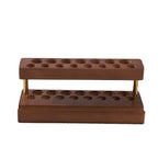 Wooden Desktop Organiser in Two Wood Tones | StorageOZ
