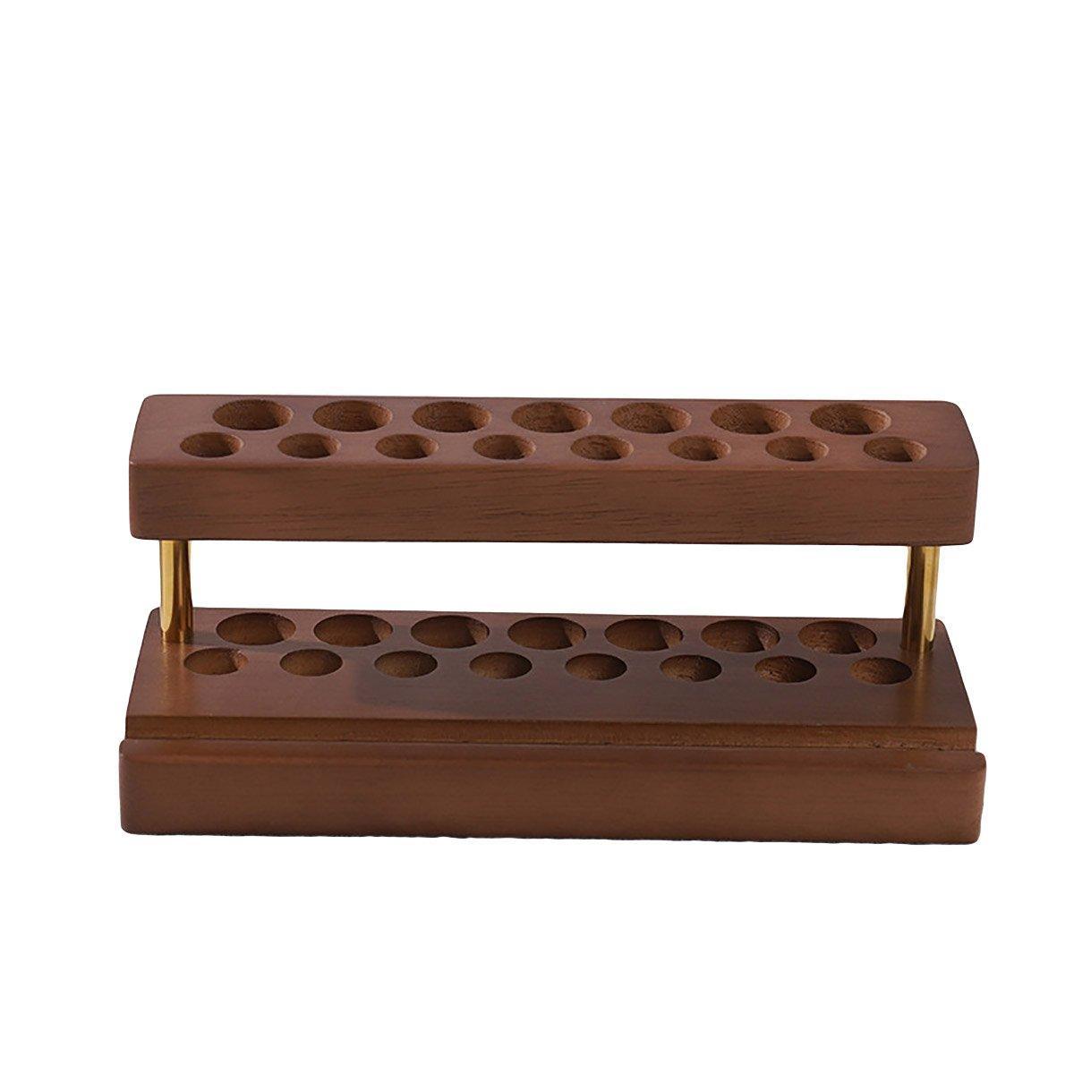 Wooden Desktop Organiser in Two Wood Tones | StorageOZ