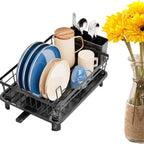 Kitchen Sink Dish Rack with Tray Two Colours | StorageOZ
