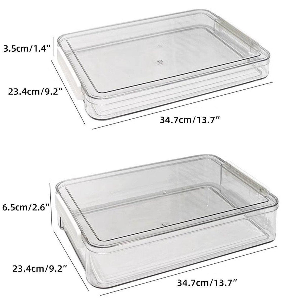A4 Transparent File Storage Box Two Sizes | StorageOZ