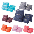 6 Pcs Luggage Organiser Set Seven Colours | StorageOZ