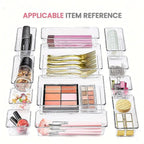 Clear Drawer Organiser Set in Three Packs | StorageOZ