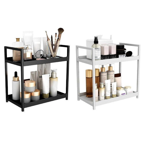 Two Tier Skincare Storage Rack Two Colours | StorageOZ